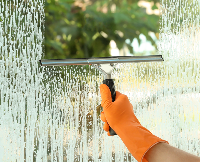 Cleaning A Window